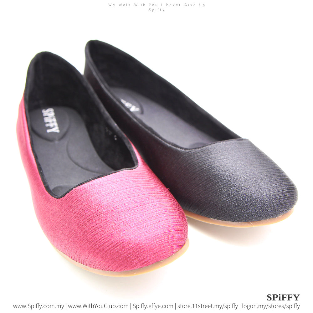 Modern Fashion Spiffy Doll Shoes – CT3197A Black and Maroon Colour