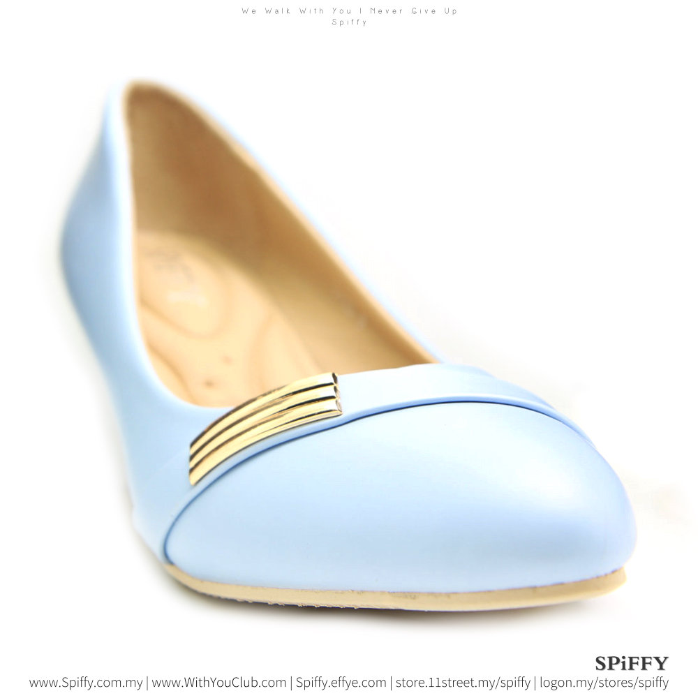 Modern Fashion Spiffy High Heels Shoes – CT3425 L Blue | Black Colour