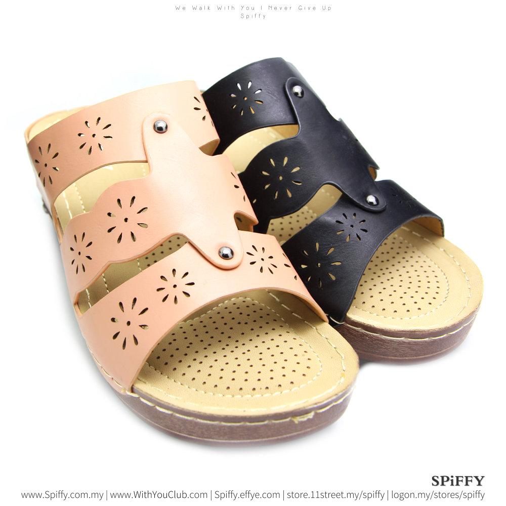 fashion-modern-malaysia-kuala-lumpur-shoes-sandals-%e4%bc%91%e9%97%b2%e9%9e%8b-spiffy-brand-ct3407-mix-colour-shoe-ladies-lady-leather-high-heels-shoes-comfort-wedges-sandal-%e5%a8%83%e5%a8%83