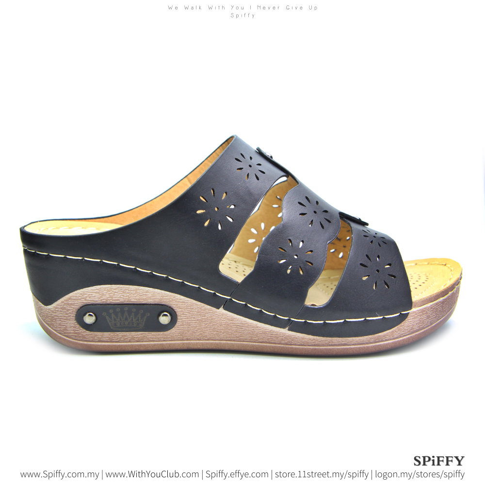 fashion-modern-malaysia-kuala-lumpur-shoes-sandals-%e4%bc%91%e9%97%b2%e9%9e%8b-spiffy-brand-ct3407010-black-colour-shoe-ladies-lady-leather-high-heels-shoes-comfort-wedges-sandal-%e5%a8%83%e5%a8%83