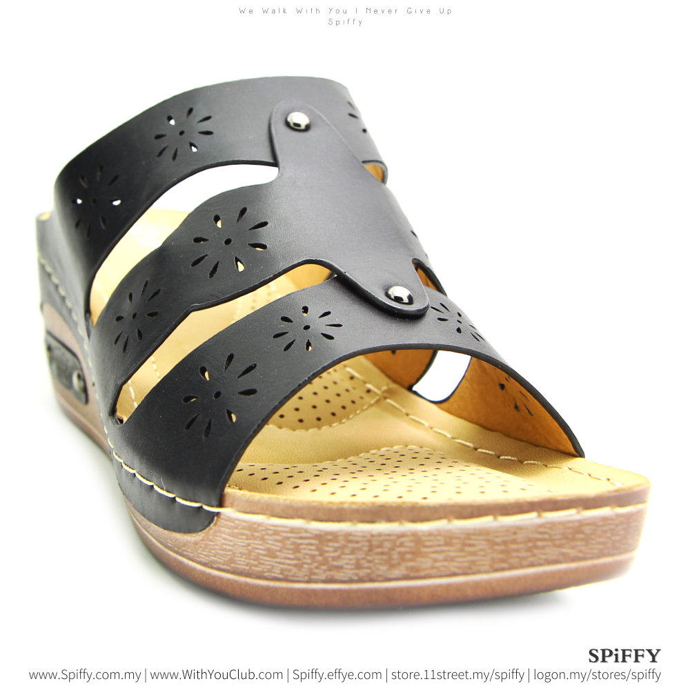 Modern Fashion Spiffy Sandals Shoes – CT3407 Black | Camel Colour 👠👣😤🤣