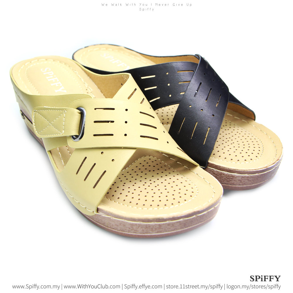 fashion-modern-malaysia-kuala-lumpur-shoes-sandals-%e4%bc%91%e9%97%b2%e9%9e%8b-spiffy-brand-ct3408-mix-colour-shoe-ladies-lady-leather-high-heels-shoes-comfort-wedges-sandal-%e5%a8%83%e5%a8%83