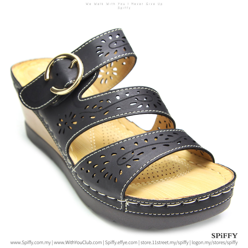 fashion-modern-malaysia-kuala-lumpur-shoes-sandals-%e5%87%89%e9%9e%8b-spiffy-brand-ct3401010-black-colour-shoe-ladies-lady-leather-high-heels-shoes-comfort-wedges-sandal-%e5%a8%83%e5%a8%83%e9%9e%8b