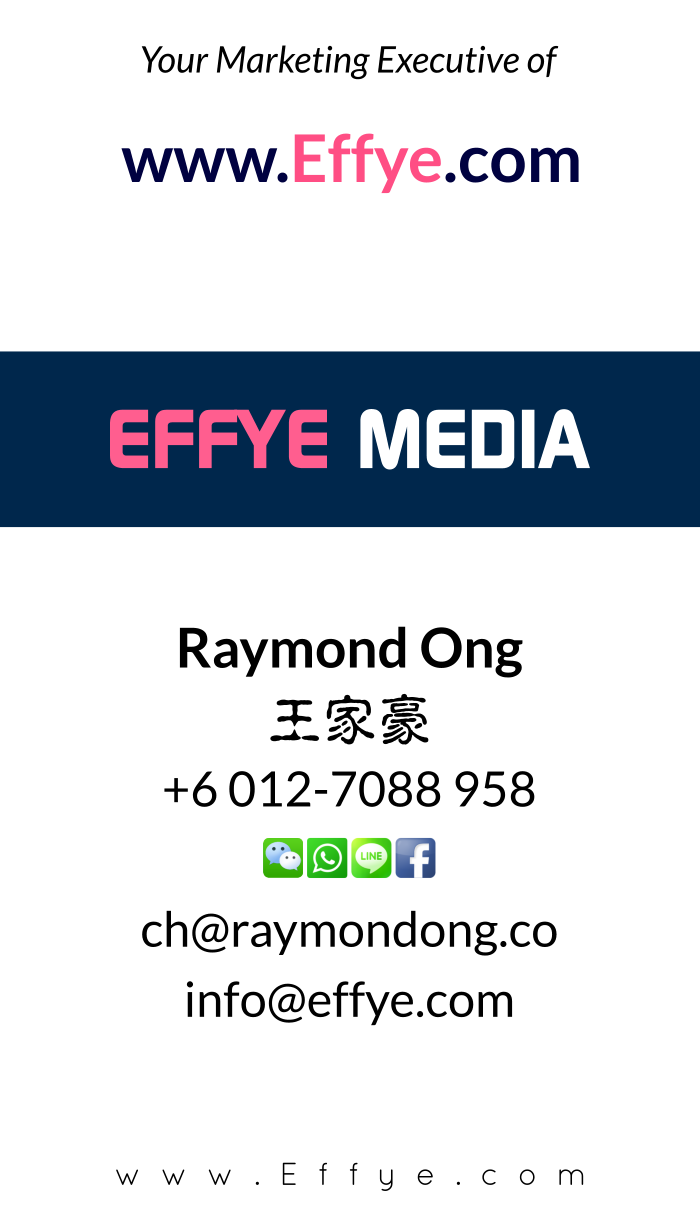 Msia Raymond Ong Effye Media Malaysia Website Design Online Media Advertising Web Development Education Webpage Facebook eCommerce Management Photo Shooting MY 马来西亚 NC03