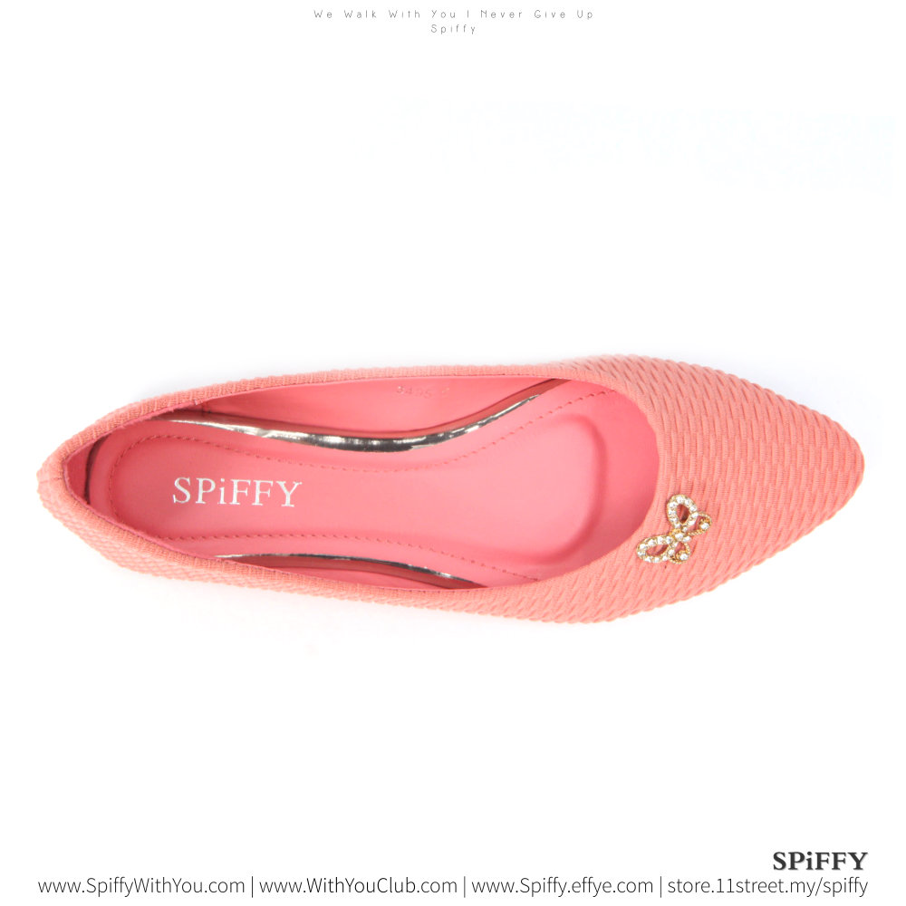 Fashion Modern Malaysia Doll Flat Shoes 娃娃休闲平底鞋 Spiffy Brand CT3495046 Peach Colour Shoe Ladies Lady Leather High Heels Wedges Shoes Online Shopping Lazada 05
