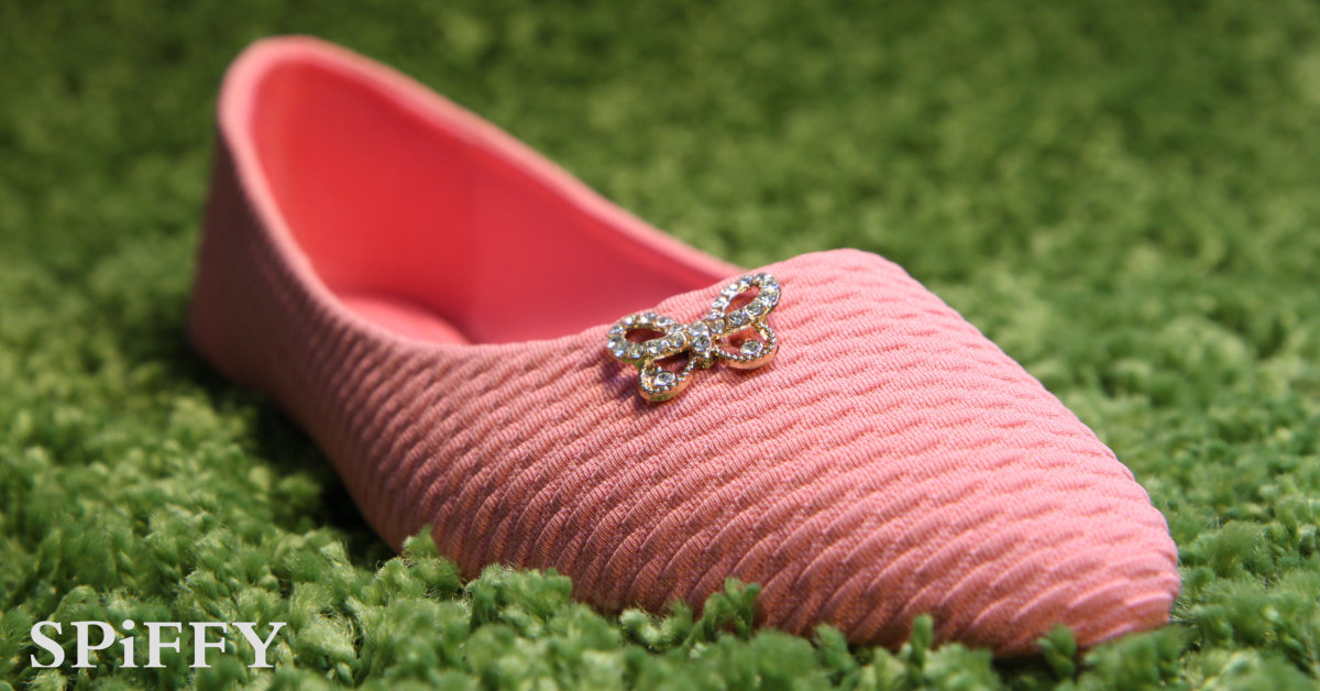 Modern Fashion Spiffy Doll Flat Shoes – CT3495046 Peach Colour