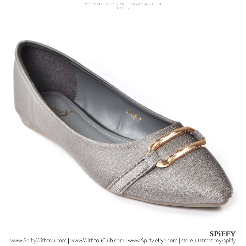 Fashion Modern Malaysia Doll Shoes Sandals 娃娃休闲鞋 Spiffy Brand ZMF8444013 Dark Grey Colour Shoe Ladies Lady Leather High Heels Wedges Shoes Online Shopping Lazada 02