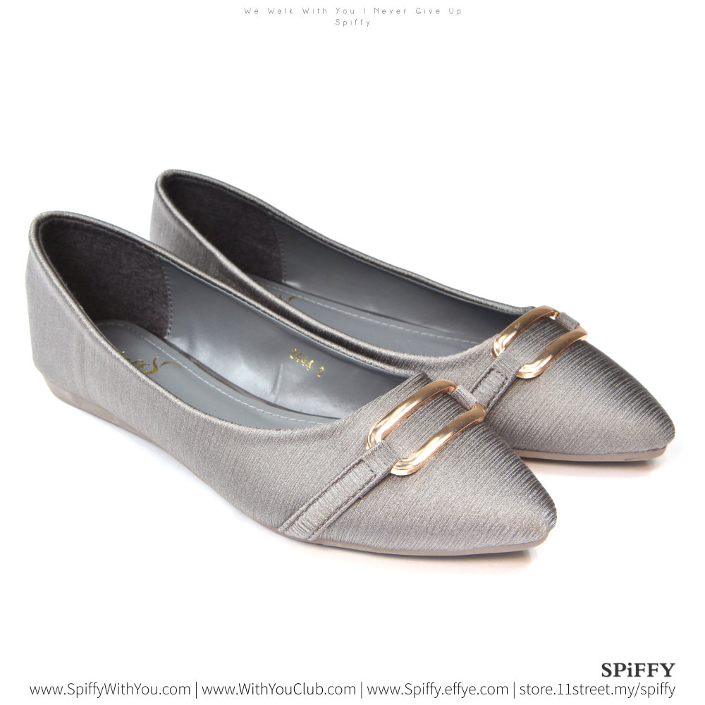 Fashion Modern Malaysia Doll Shoes Sandals 娃娃休闲鞋 Spiffy Brand ZMF8444013 Dark Grey Colour Shoe Ladies Lady Leather High Heels Wedges Shoes Online Shopping Lazada 03