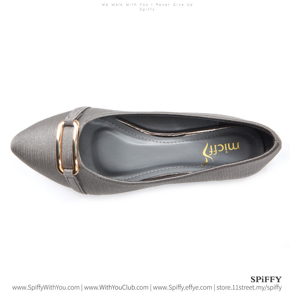 Fashion Modern Malaysia Doll Shoes Sandals 娃娃休闲鞋 Spiffy Brand ZMF8444013 Dark Grey Colour Shoe Ladies Lady Leather High Heels Wedges Shoes Online Shopping Lazada 04