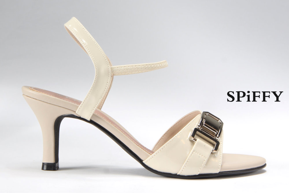 Fashion Modern Malaysia High Heels Shoes 时尚高跟鞋 Spiffy Brand YYM1767014 Beige Colour Shoe Ladies Lady Leather High Heels Wedges Shoes Online Shopping 11Street Lazada 06