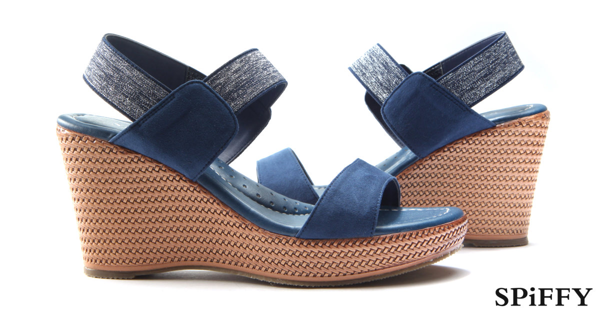 Modern Fashion Office Wedges Shoes – SHM1734003 Blue Colour