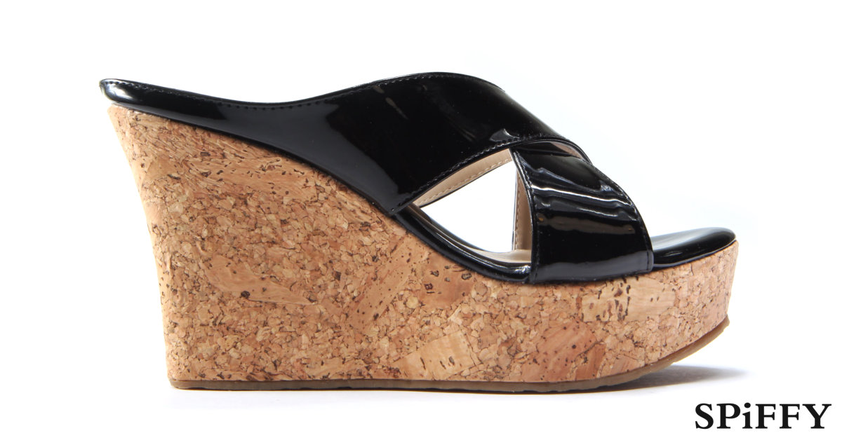 Modern Fashion Office Wedges Shoes – SHM1740010 Black Colour