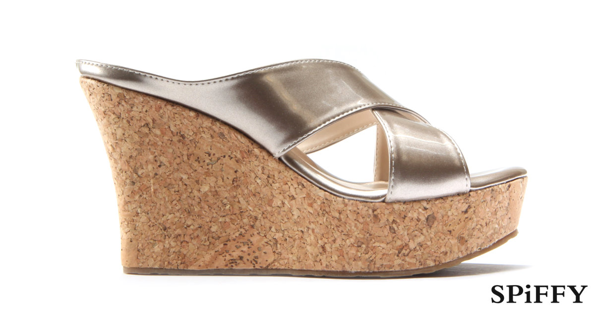 Modern Fashion Office Wedges Shoes – SHM1740170 Champagne Colour