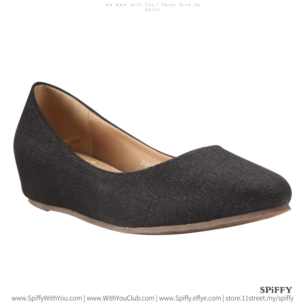 Fashion Modern Malaysia Sandal Doll Shoes 时尚娃娃鞋 Spiffy Brand ZMF8443010 Black Colour Shoe Ladies Lady Leather High Heels Wedges Shoes Online Shopping 11Street Lazada 02