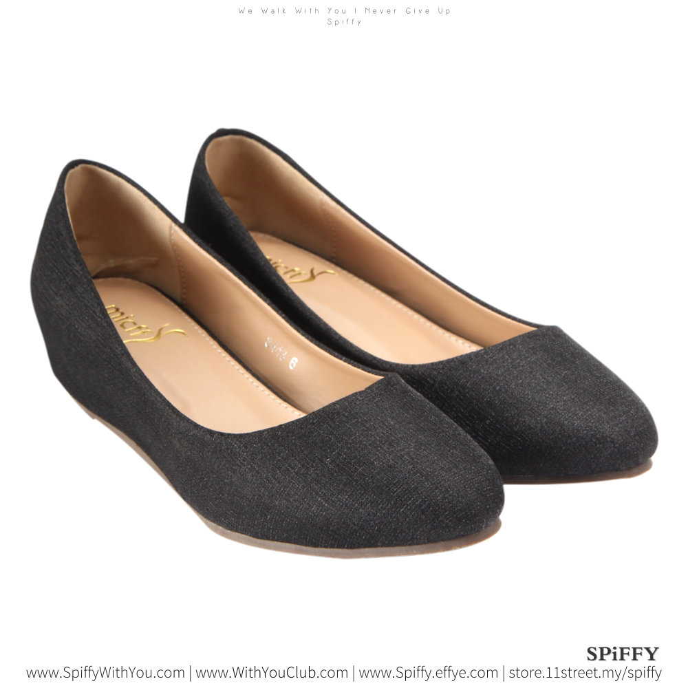 Fashion Modern Malaysia Sandal Doll Shoes 时尚娃娃鞋 Spiffy Brand ZMF8443010 Black Colour Shoe Ladies Lady Leather High Heels Wedges Shoes Online Shopping 11Street Lazada 04