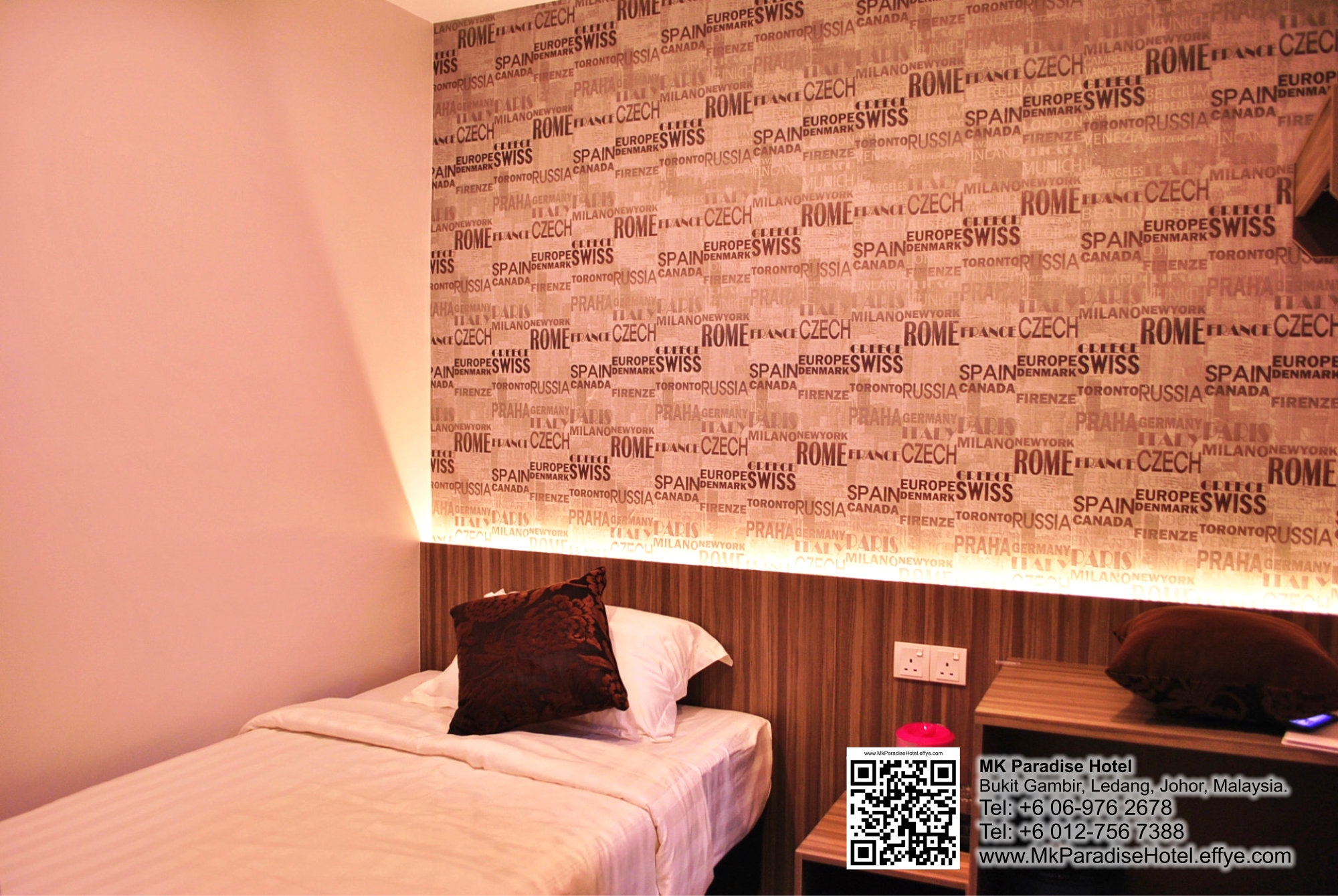 Hotel Bukit Gambir Ledang Muar Johor Malaysia MK Paradise Hotel | 麻坡 礼让 武吉甘蜜 旅馆 酒店 柔佛 马来西亚