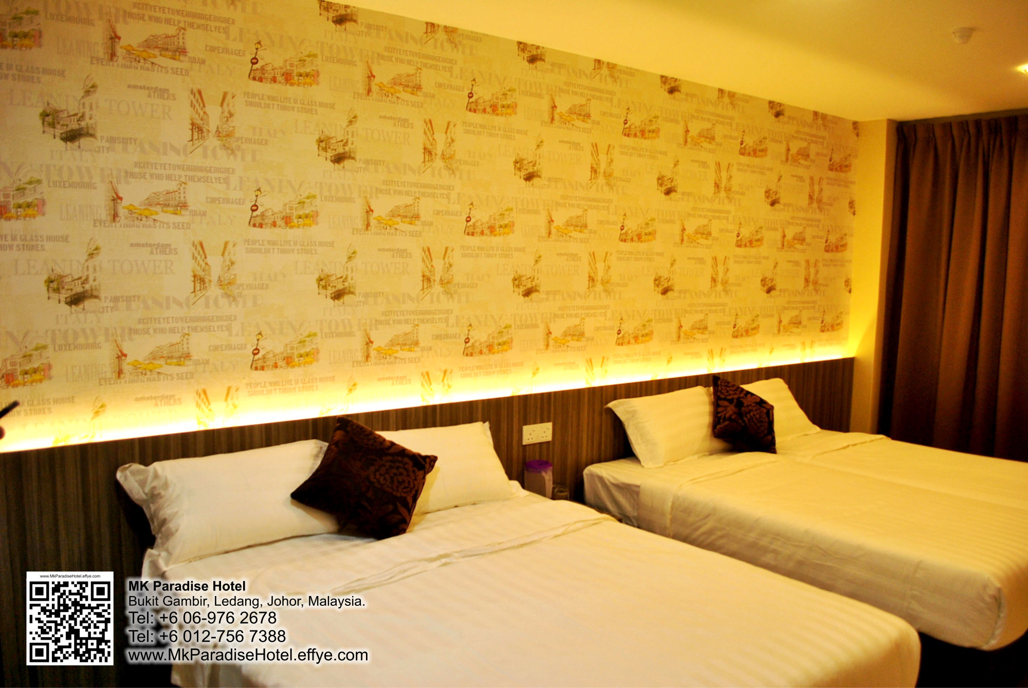 Hotel Bukit Gambir Ledang Muar Johor Malaysia MK Paradise Hotel | 麻坡 礼让 武吉甘蜜 旅馆 酒店 柔佛 马来西亚