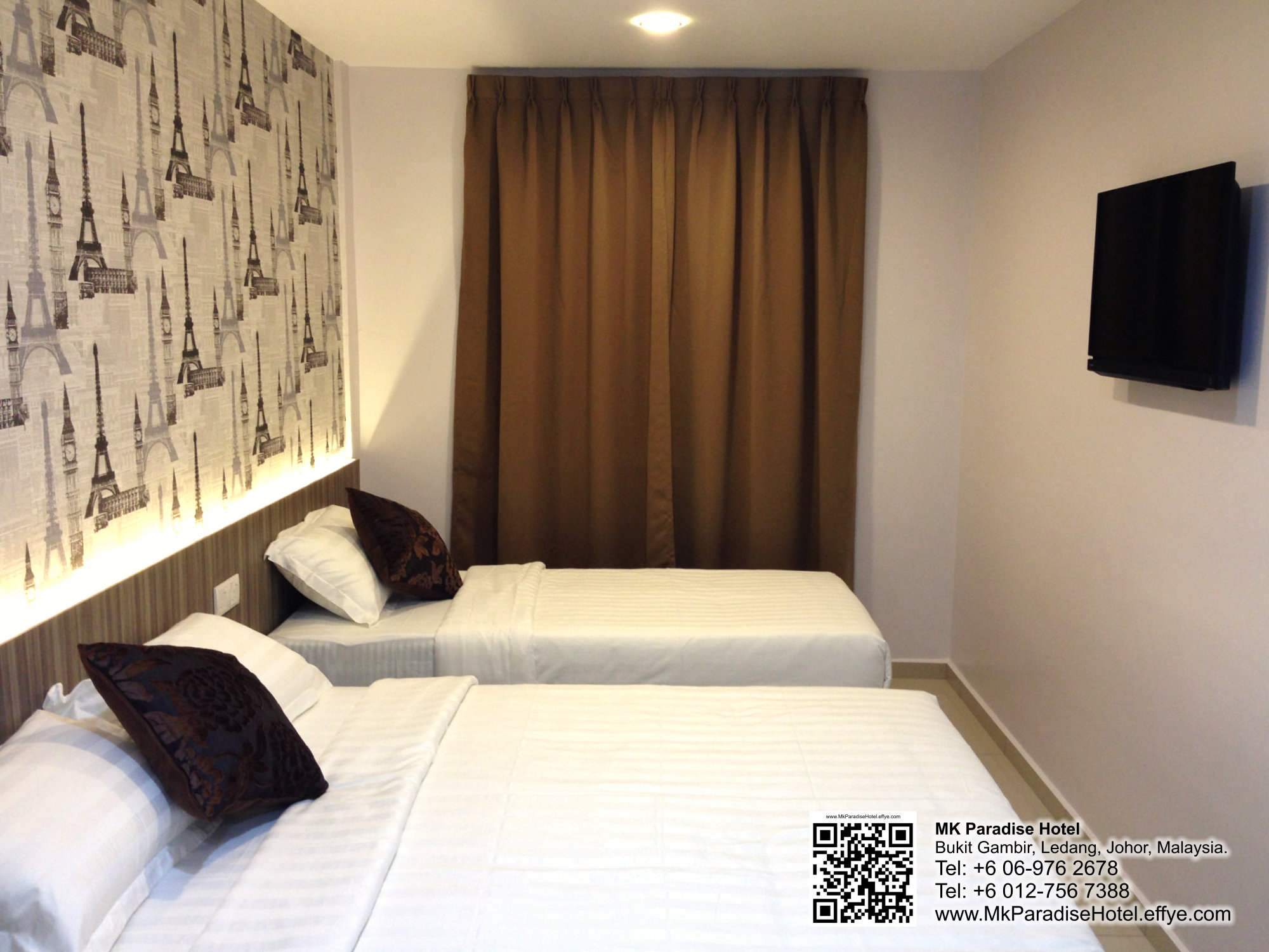 Hotel Bukit Gambir Ledang Muar Johor Malaysia MK Paradise Hotel | 麻坡 礼让 武吉甘蜜 旅馆 酒店 柔佛 马来西亚