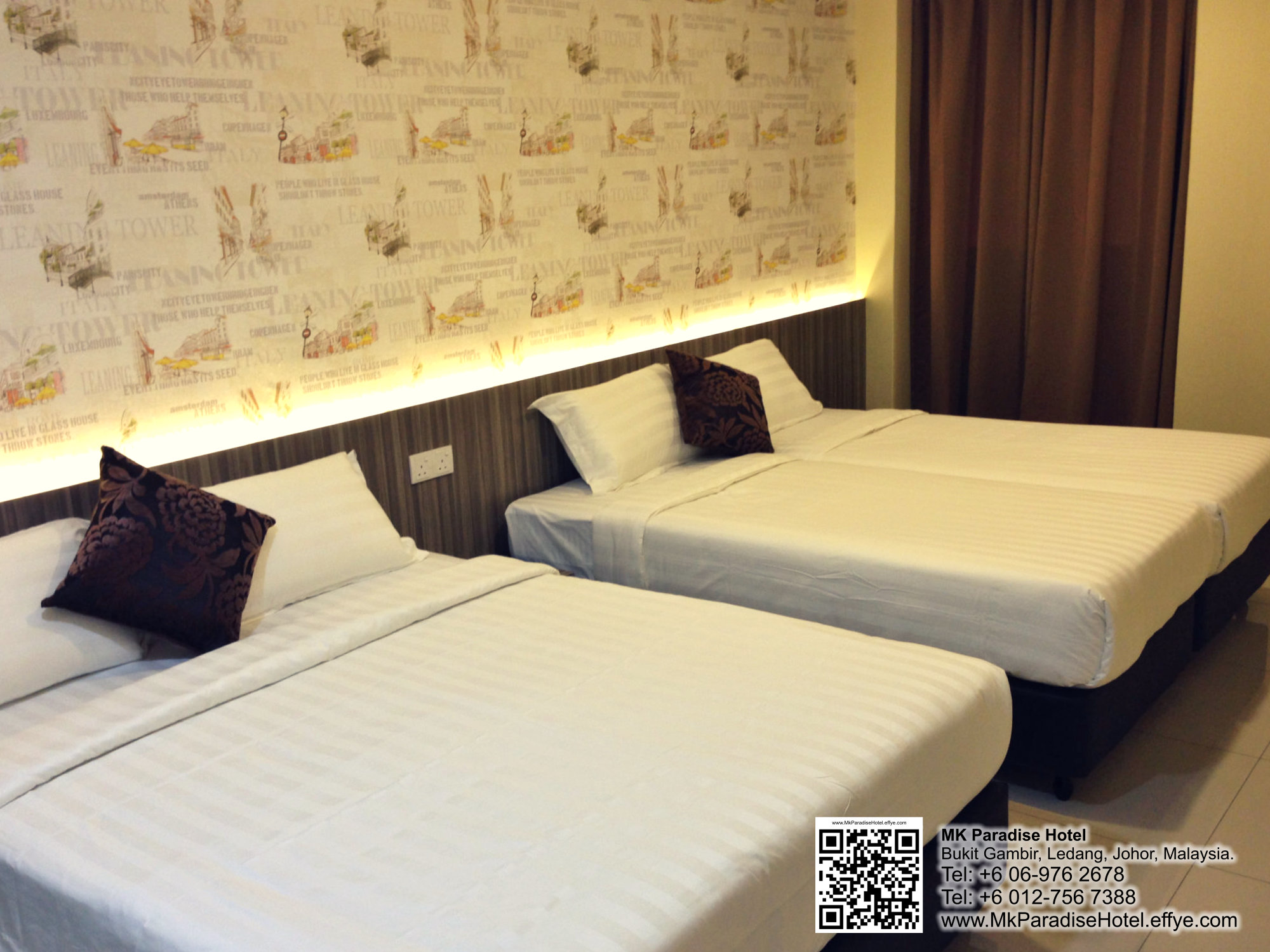 Hotel Bukit Gambir Ledang Muar Johor Malaysia MK Paradise Hotel | 麻坡 礼让 武吉甘蜜 旅馆 酒店 柔佛 马来西亚