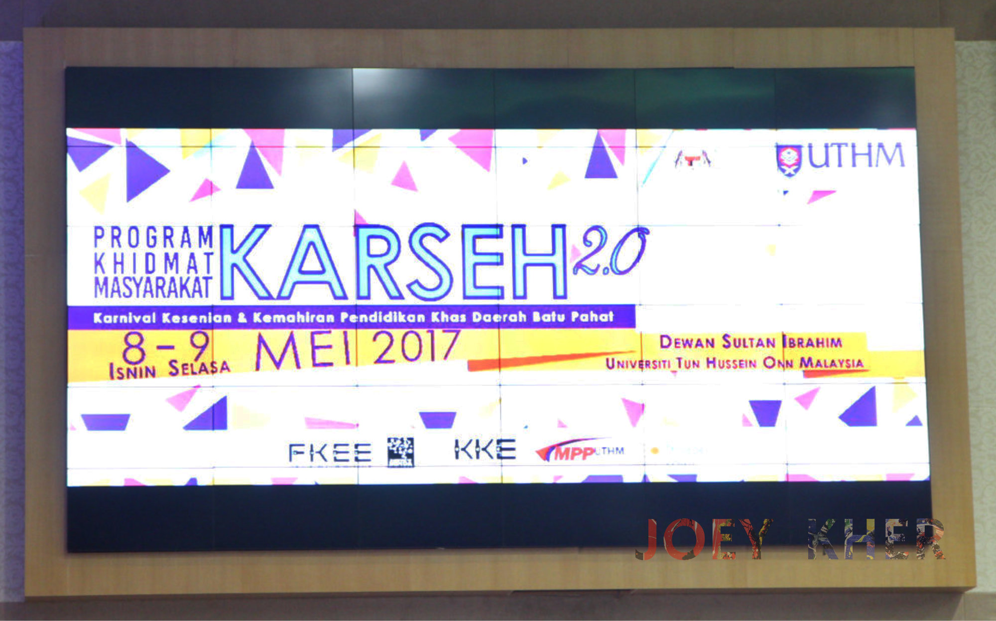 Joey Kher Pendidikan Khas Daerah Batu Pahat Kesenian Program Khidmat Masyarakat Karseh 2 Universiti Tun Hussein Onn Malaysia UTHM A08