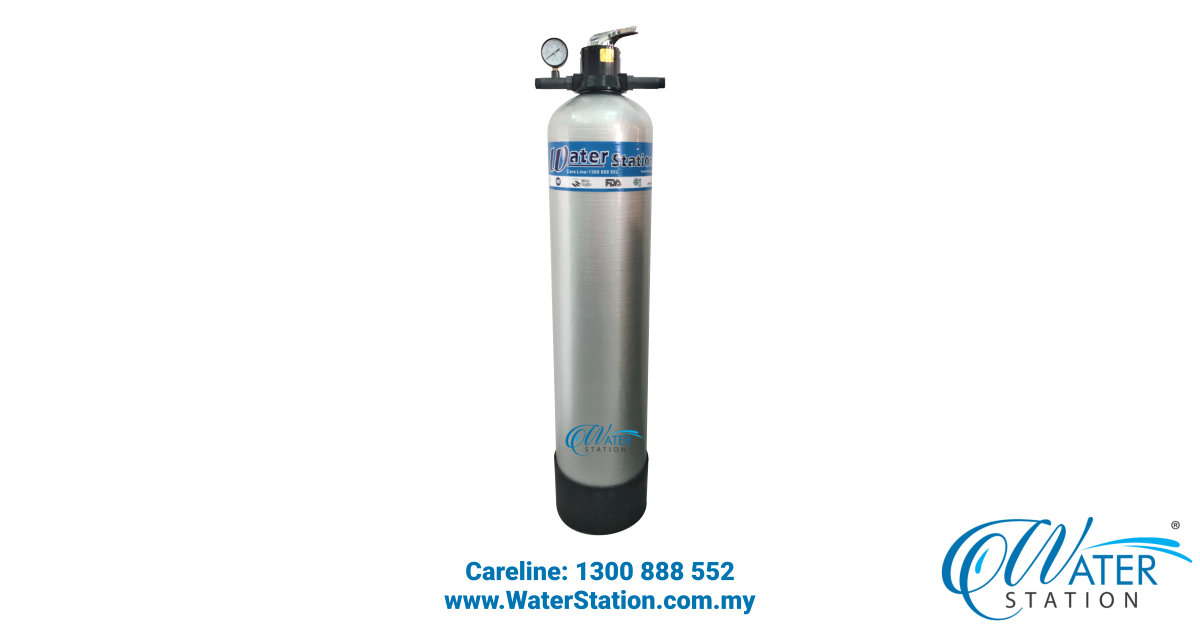 Lazada Sales –  Water Filter 1044 FRP Outdoor Master Fiber Glass Water Filter – High Grade Silver M3000 Whole House Filtration