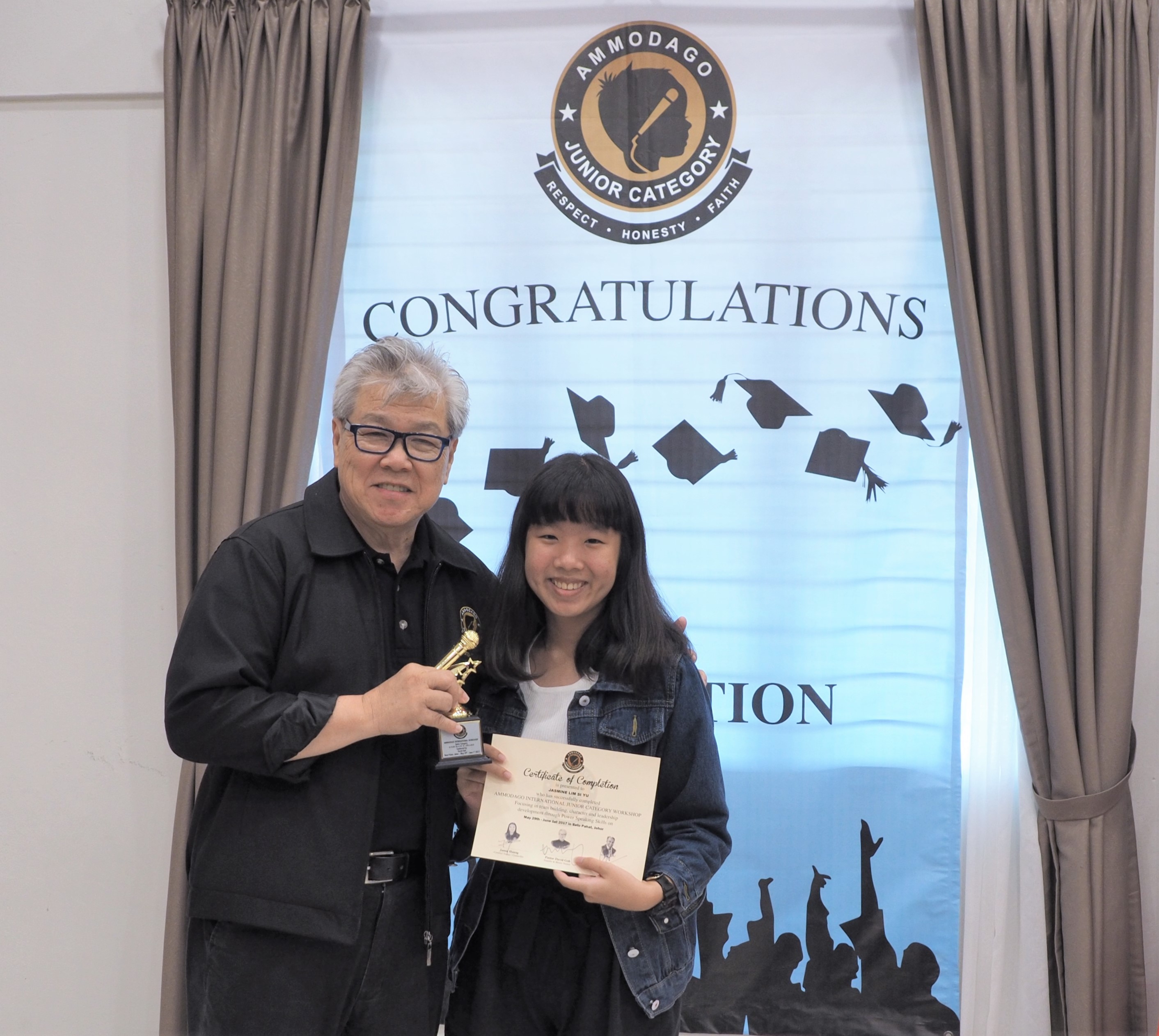 Day 4 of Ammodago International - Junior Category in Malaysia - Master David Goh at Gereja Joy Sogo 苏雅喜乐堂