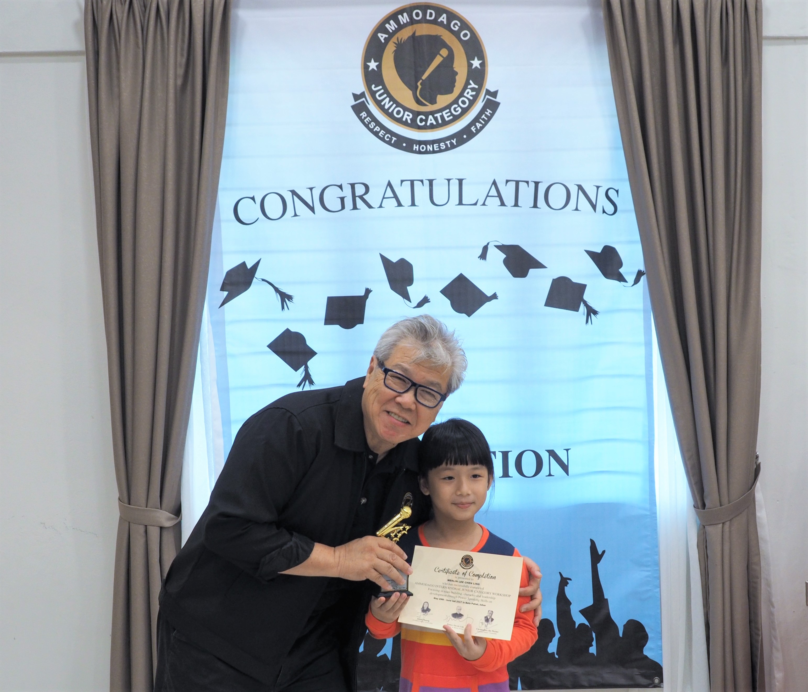 Day 4 of Ammodago International - Junior Category in Malaysia - Master David Goh at Gereja Joy Sogo 苏雅喜乐堂