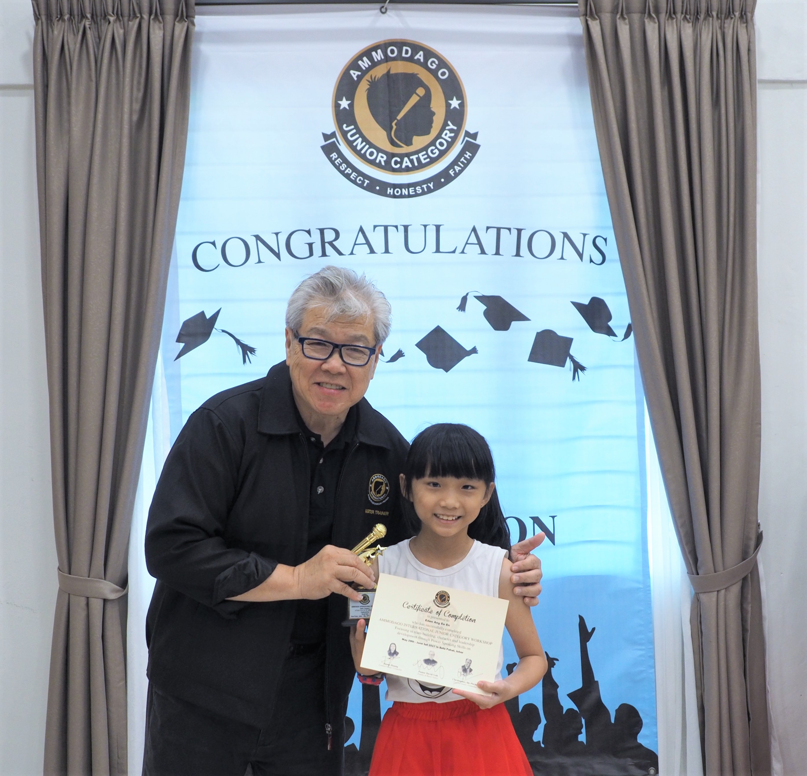 Day 4 of Ammodago International - Junior Category in Malaysia - Master David Goh at Gereja Joy Sogo 苏雅喜乐堂