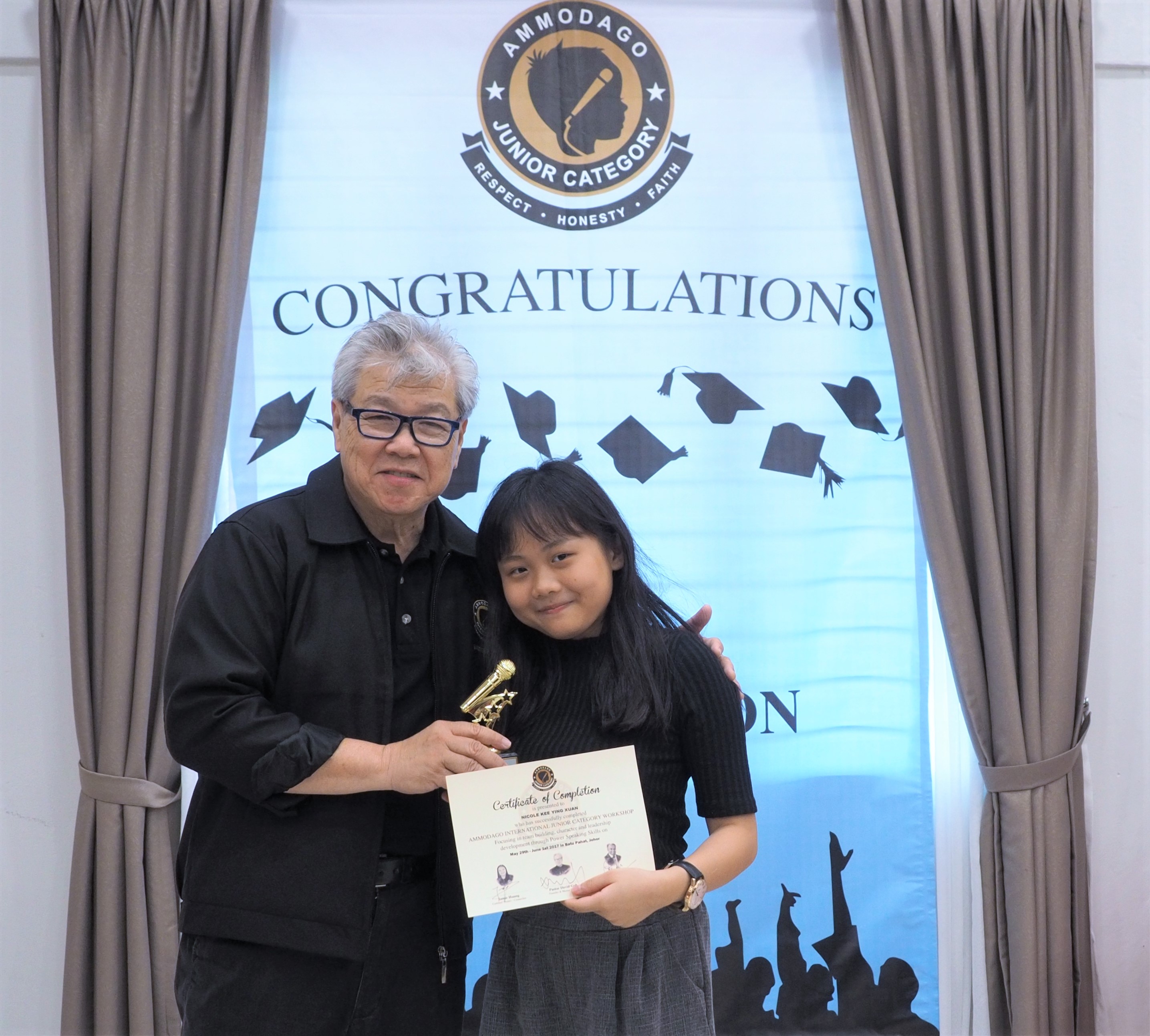 Day 4 of Ammodago International - Junior Category in Malaysia - Master David Goh at Gereja Joy Sogo 苏雅喜乐堂