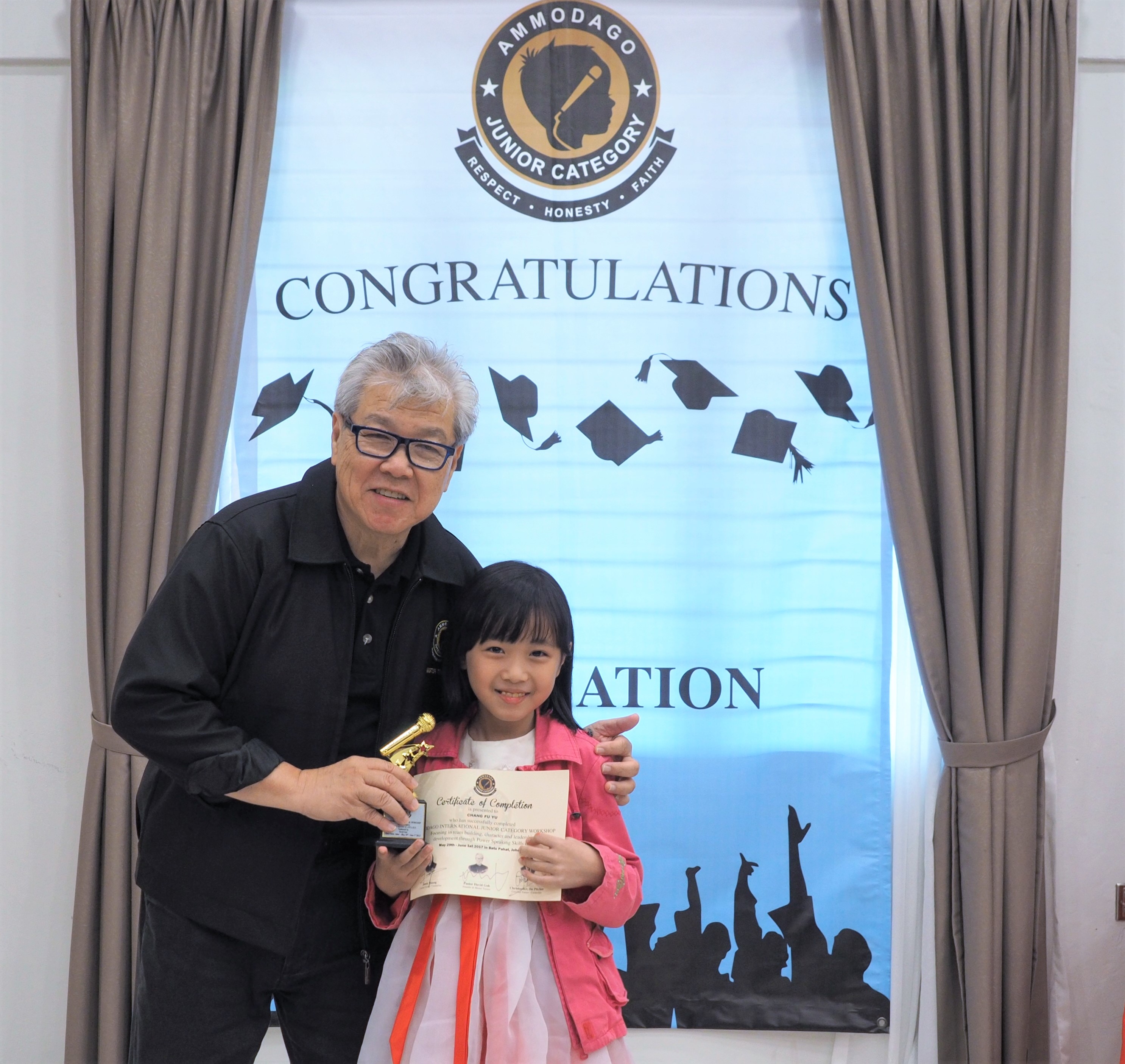 Day 4 of Ammodago International - Junior Category in Malaysia - Master David Goh at Gereja Joy Sogo 苏雅喜乐堂