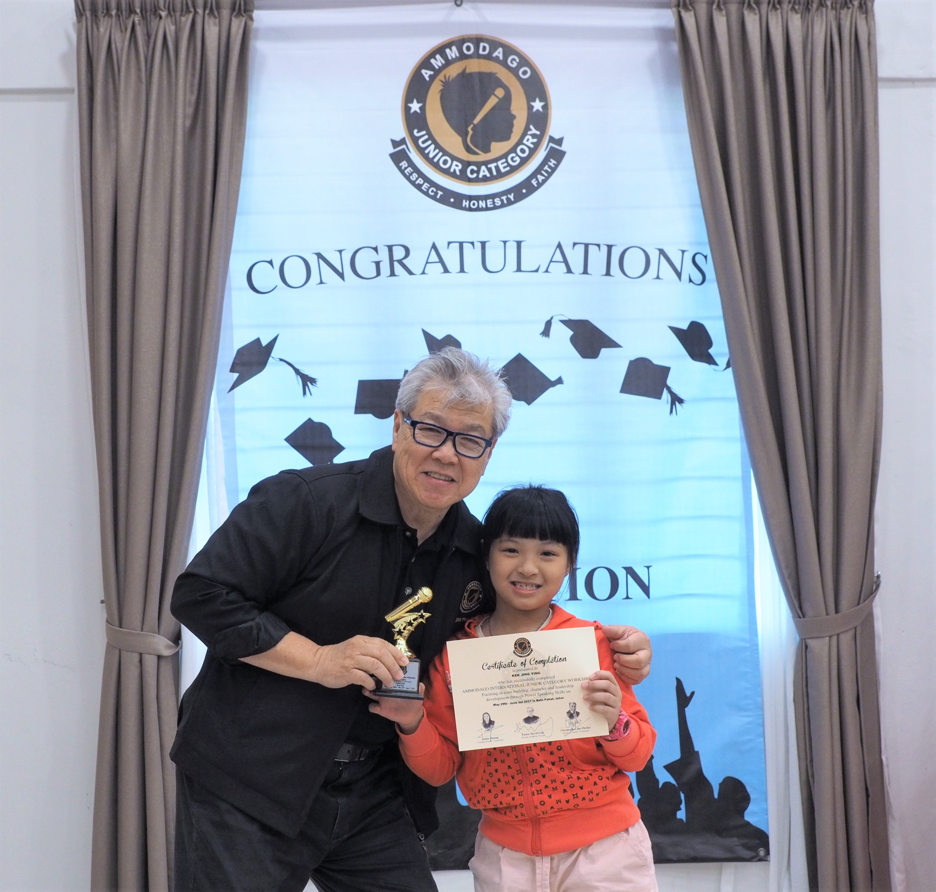 Day 4 of Ammodago International - Junior Category in Malaysia - Master David Goh at Gereja Joy Sogo 苏雅喜乐堂
