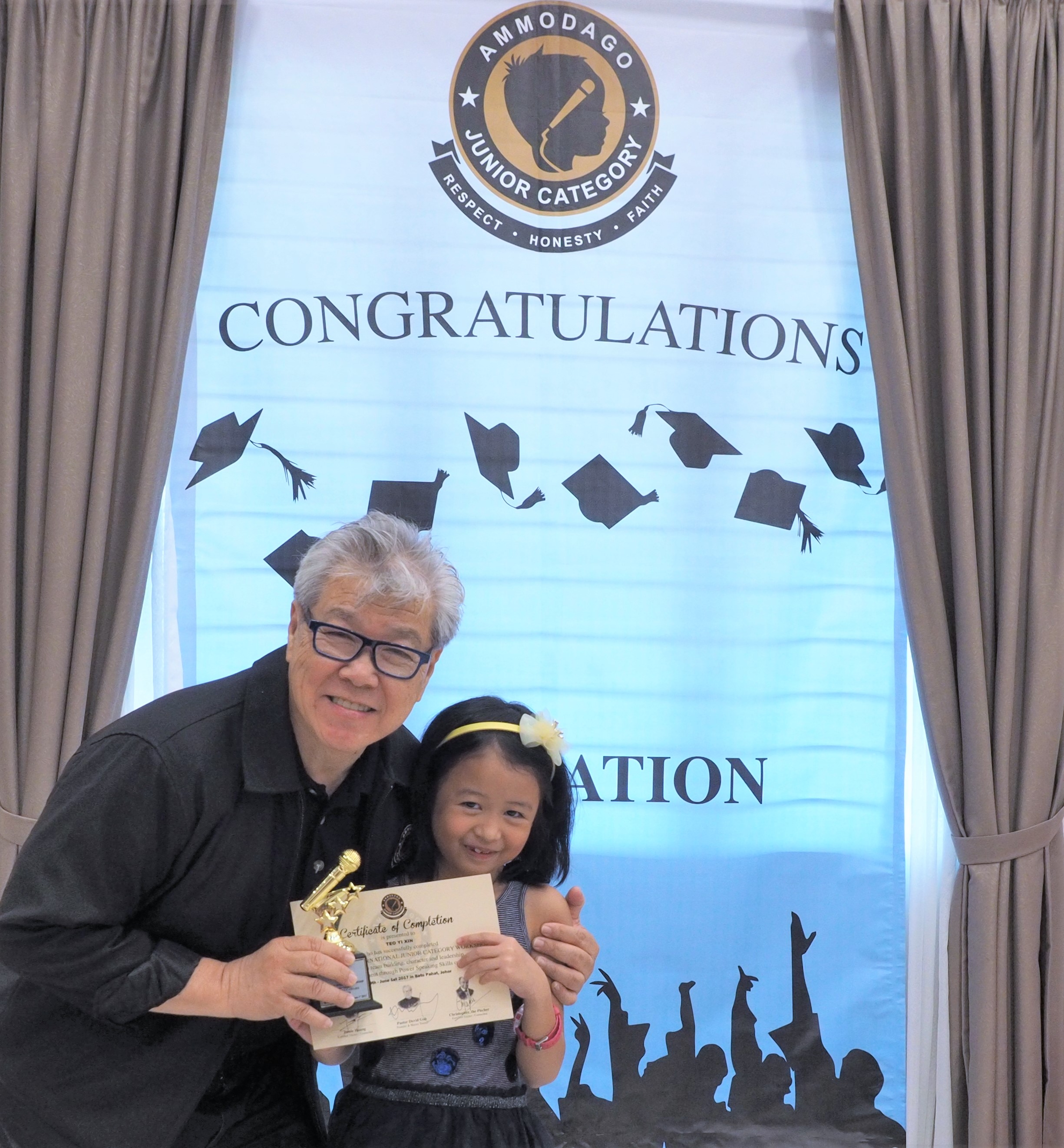 Day 4 of Ammodago International - Junior Category in Malaysia - Master David Goh at Gereja Joy Sogo 苏雅喜乐堂