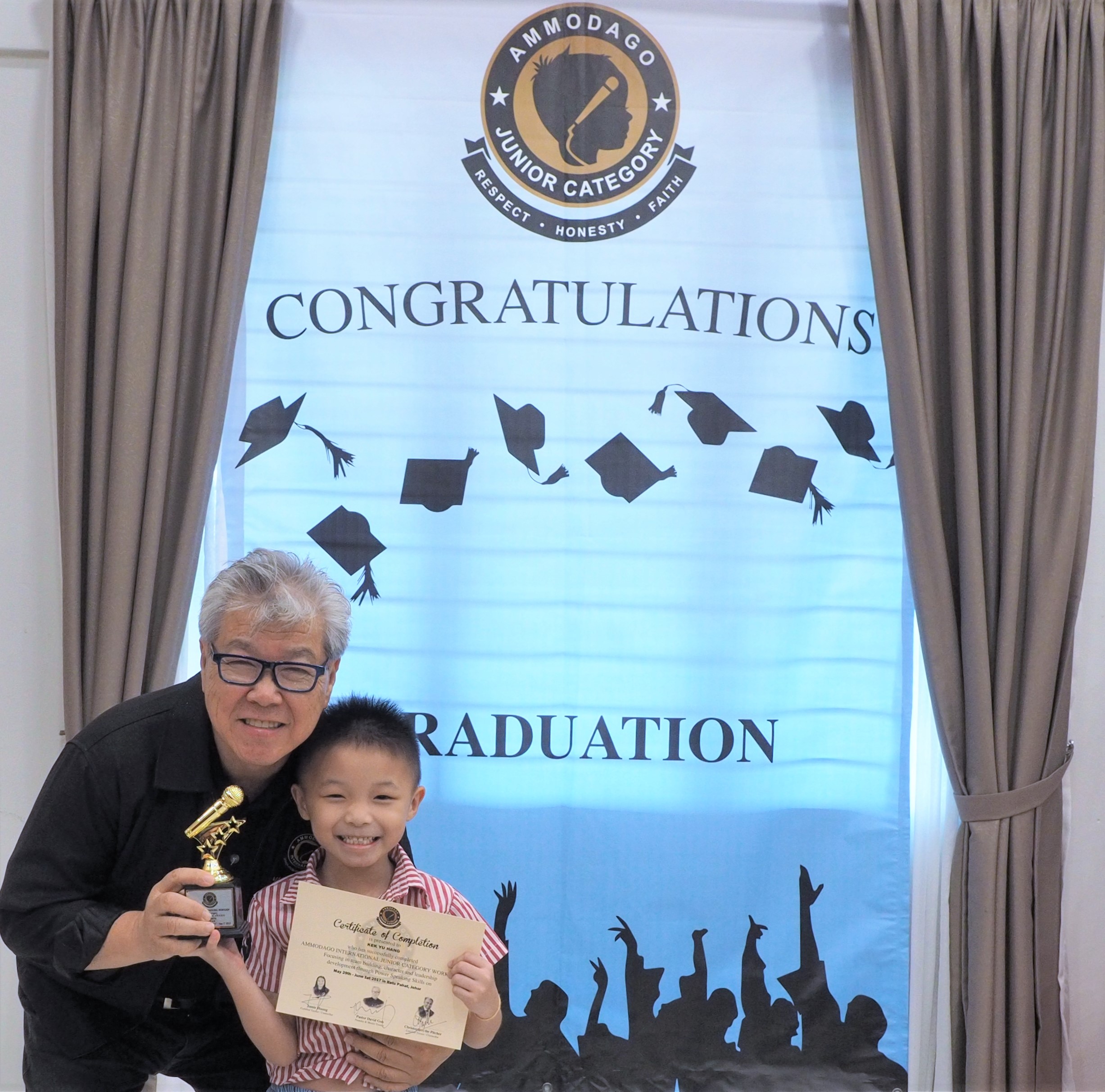 Day 4 of Ammodago International - Junior Category in Malaysia - Master David Goh at Gereja Joy Sogo 苏雅喜乐堂