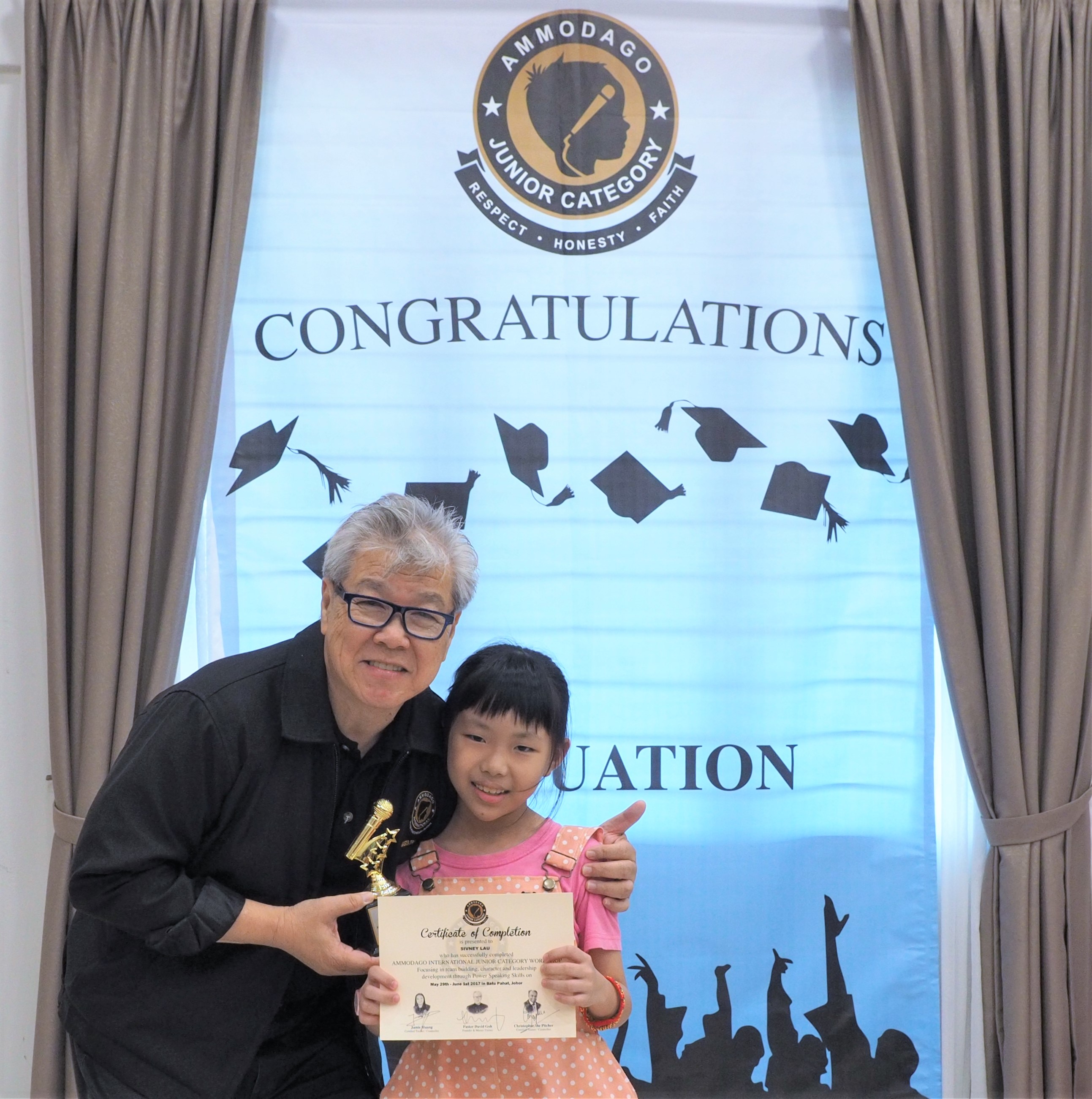 Day 4 of Ammodago International - Junior Category in Malaysia - Master David Goh at Gereja Joy Sogo 苏雅喜乐堂