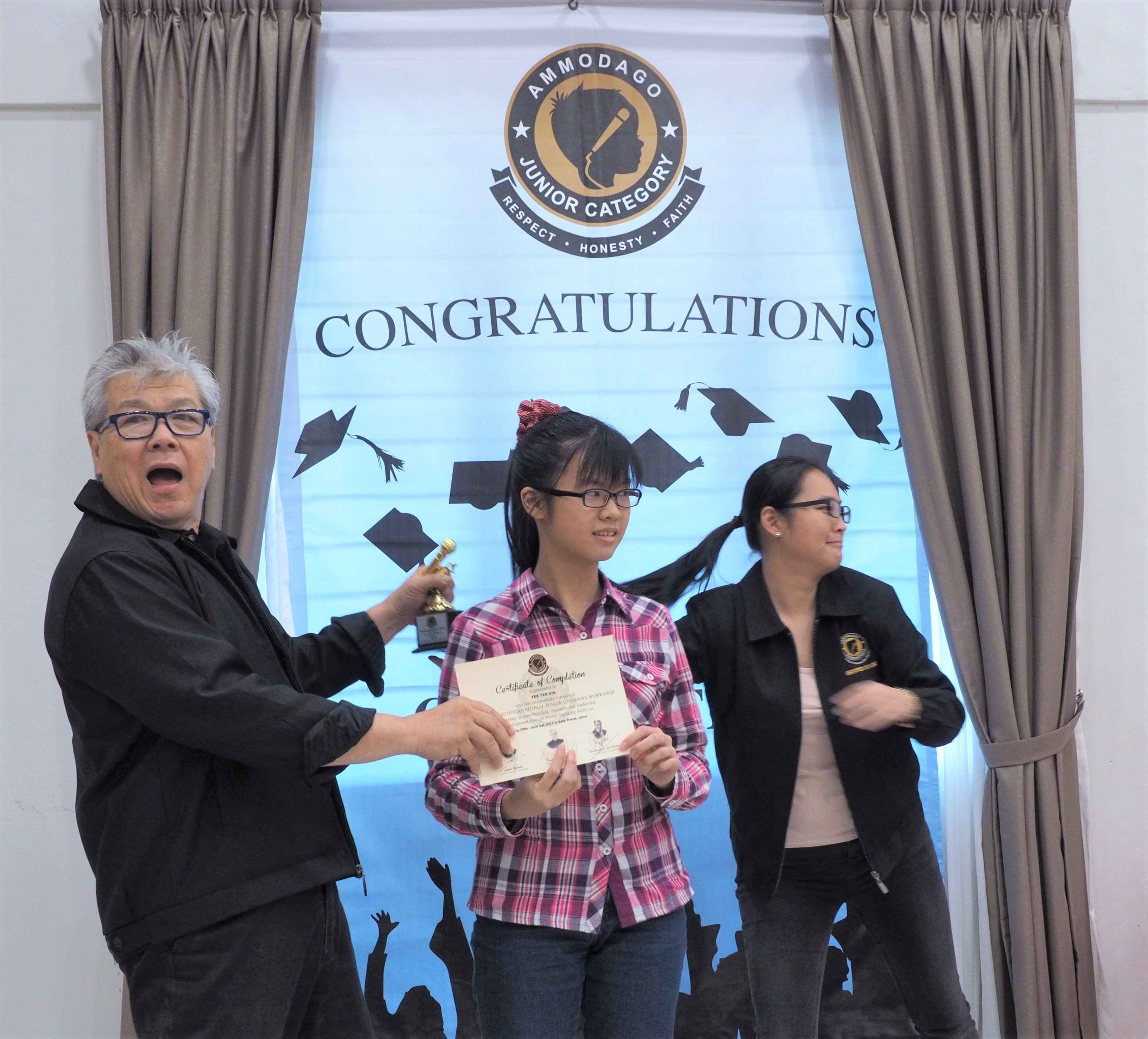 Day 4 of Ammodago International - Junior Category in Malaysia - Master David Goh at Gereja Joy Sogo 苏雅喜乐堂