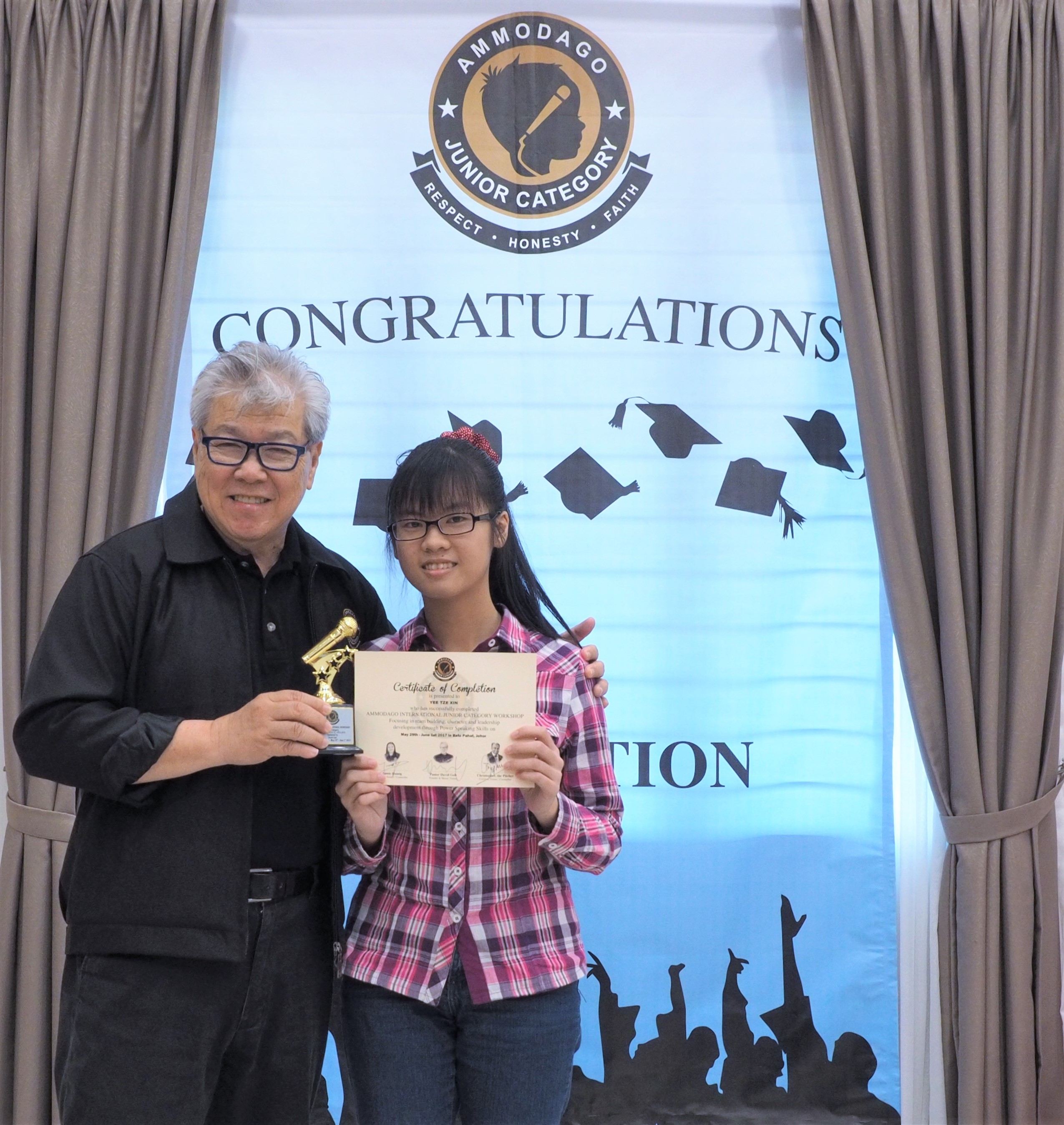 Day 4 of Ammodago International - Junior Category in Malaysia - Master David Goh at Gereja Joy Sogo 苏雅喜乐堂