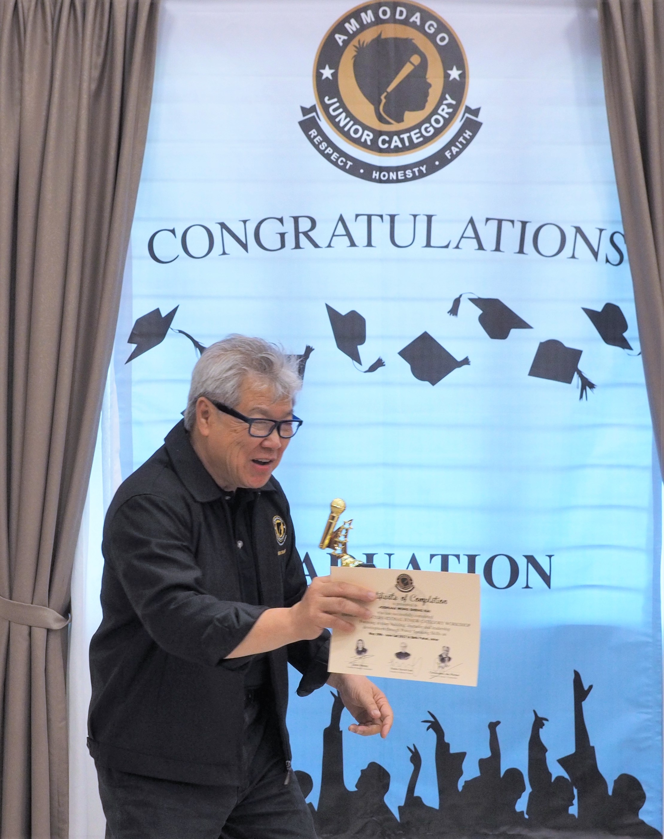 Day 4 of Ammodago International - Junior Category in Malaysia - Master David Goh at Gereja Joy Sogo 苏雅喜乐堂