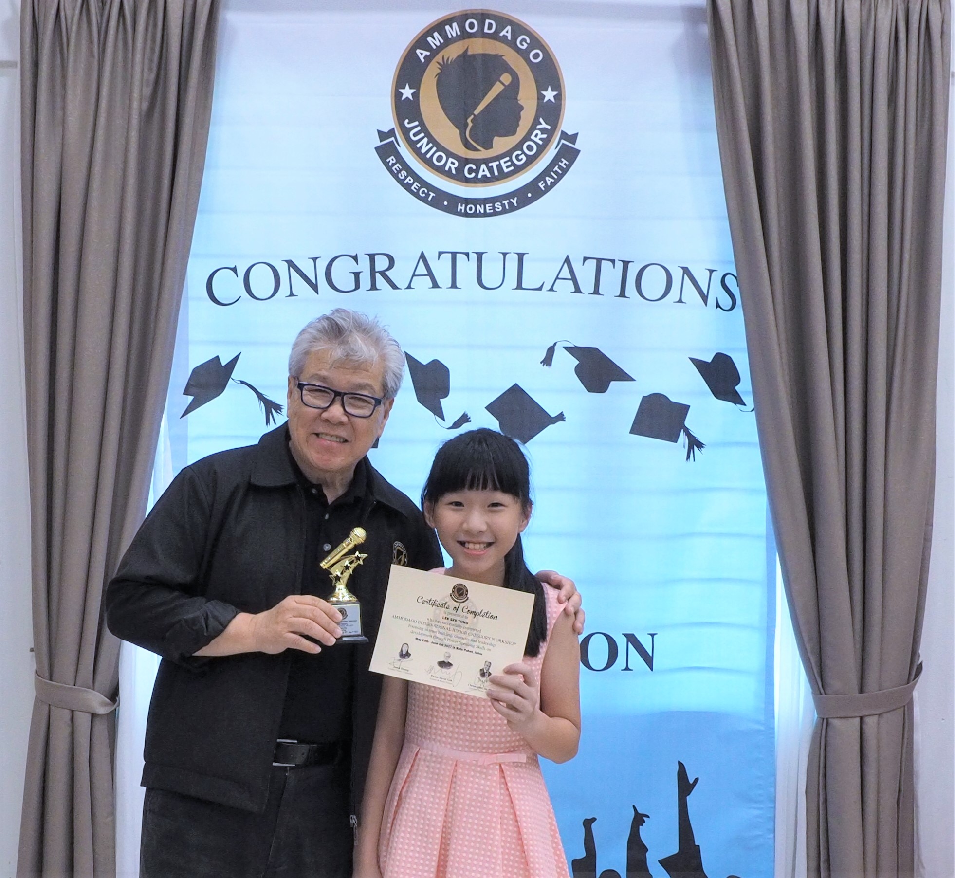 Day 4 of Ammodago International - Junior Category in Malaysia - Master David Goh at Gereja Joy Sogo 苏雅喜乐堂