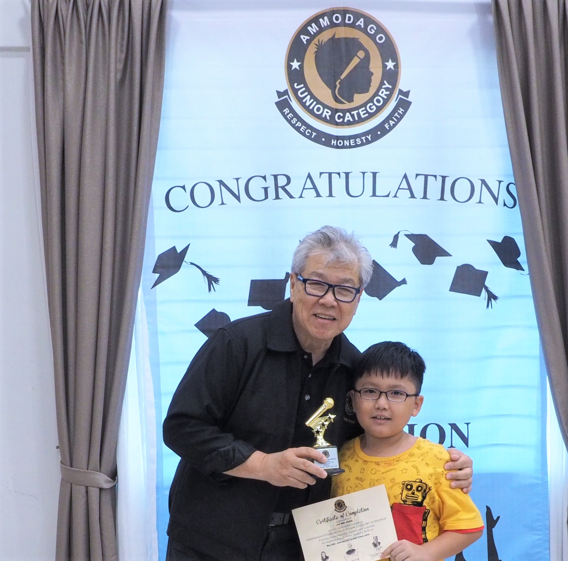 Day 4 of Ammodago International - Junior Category in Malaysia - Master David Goh at Gereja Joy Sogo 苏雅喜乐堂