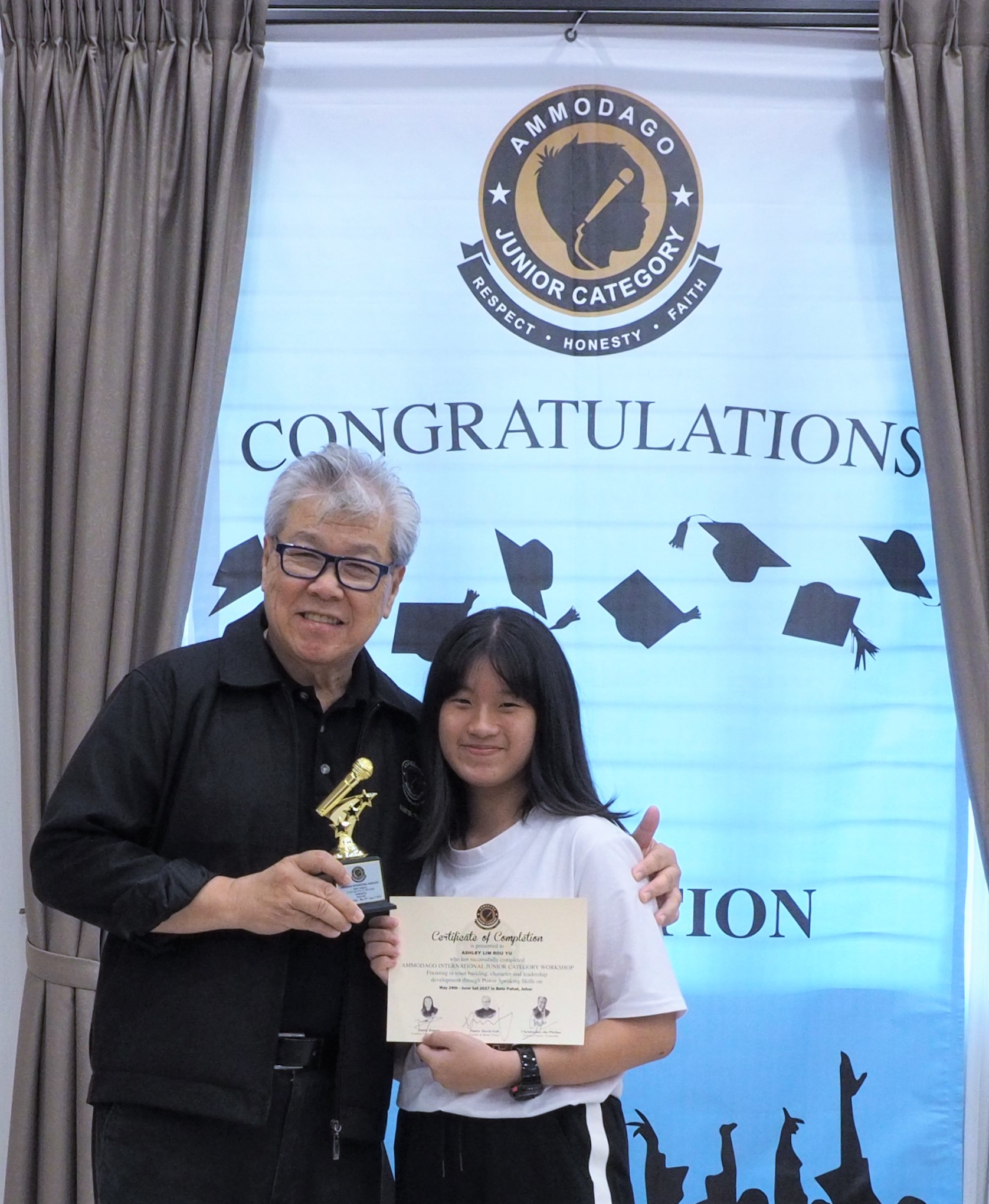 Day 4 of Ammodago International - Junior Category in Malaysia - Master David Goh at Gereja Joy Sogo 苏雅喜乐堂