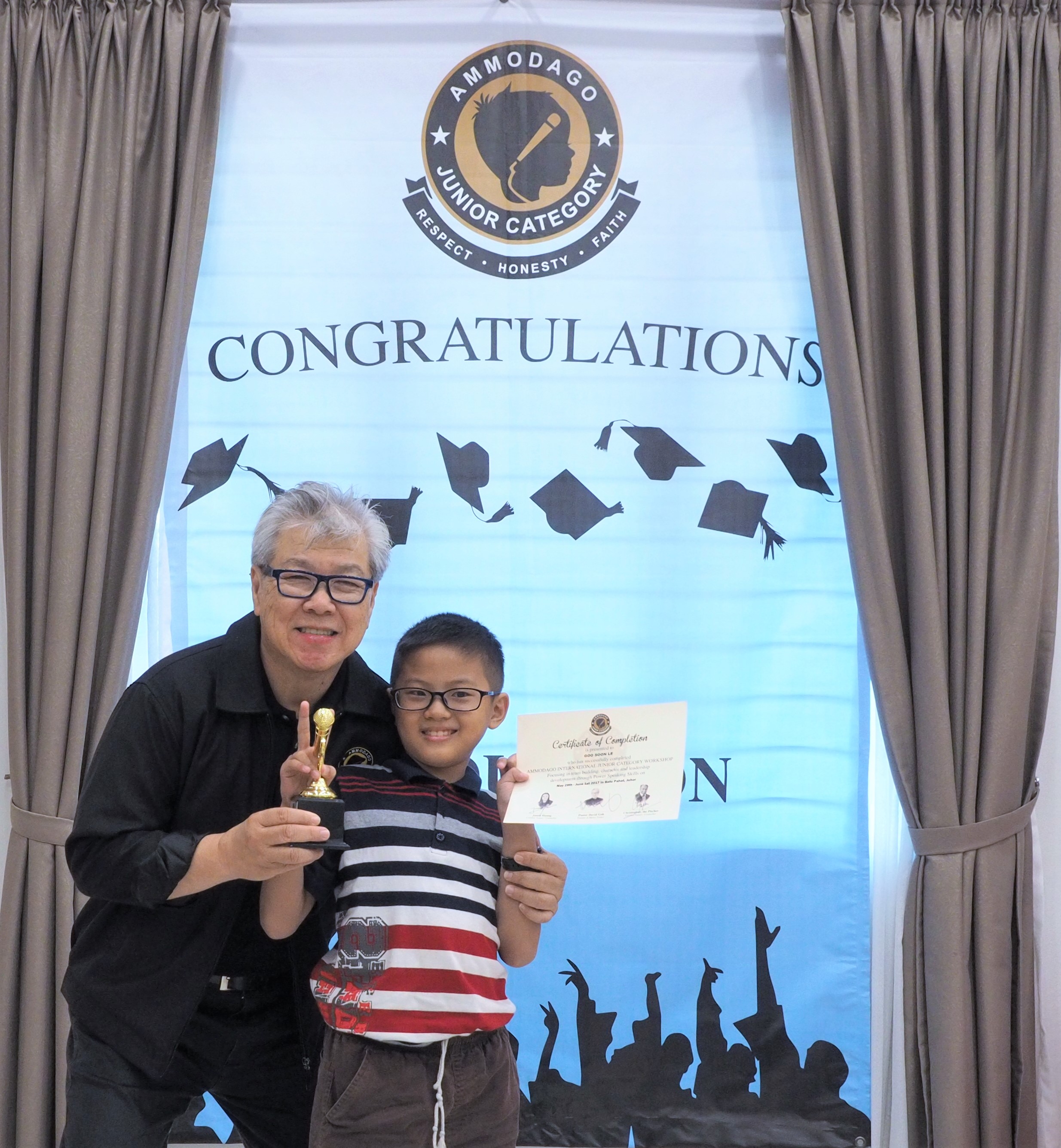 Day 4 of Ammodago International - Junior Category in Malaysia - Master David Goh at Gereja Joy Sogo 苏雅喜乐堂