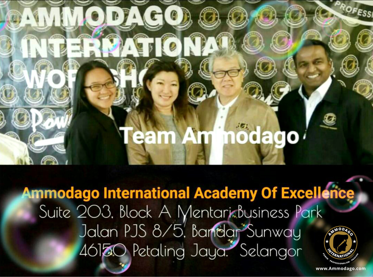 Ammodago International Workshop David Goh develop you to be world class speaker or motivator unleashing the inner potential of an individual training at Ammodago Academy in Bandar Sunway
