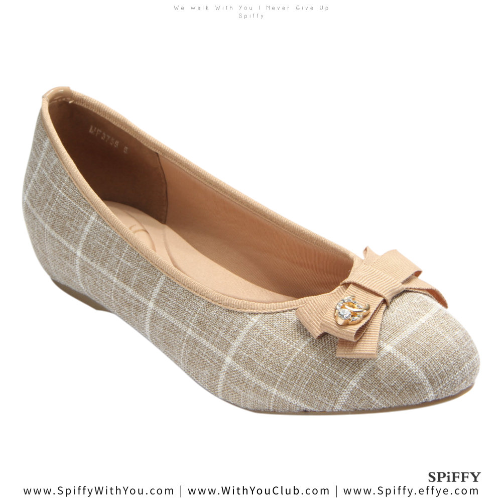 Fashion Modern Malaysia Sneakers Shoes 舒适平底鞋 Spiffy Brand MF3755017 Brown Colour Shoe Ladies Lady Leather High Heels Wedges Shoes Online Shopping 11Street Lazada 03