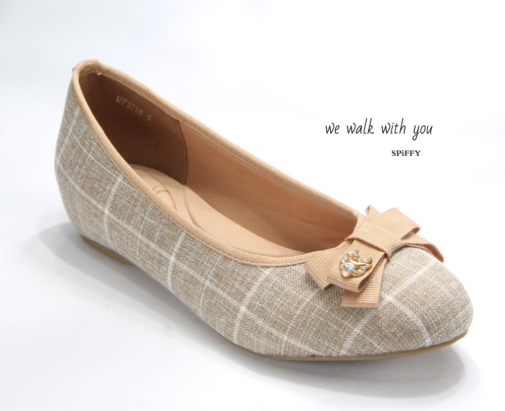 Fashion Modern Malaysia Sneakers Shoes 舒适平底鞋 Spiffy Brand MF3755017 Brown Colour Shoe Ladies Lady Leather High Heels Wedges Shoes Online Shopping 11Street Lazada 13