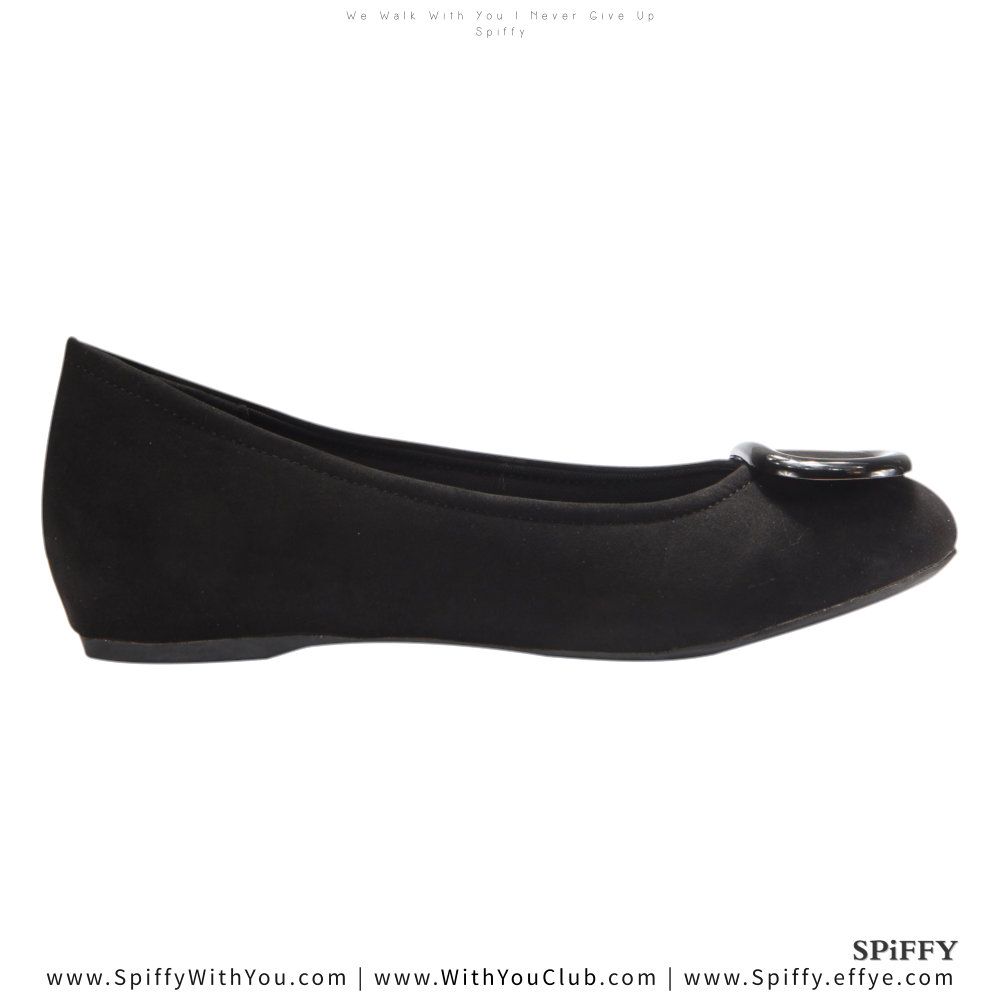 Fashion Modern Malaysia Sneakers Shoes 舒适平底鞋 Spiffy Brand MF3756010 Black Colour Shoe Ladies Lady Leather High Heels Wedges Shoes Online Shopping 11Street Lazada 01