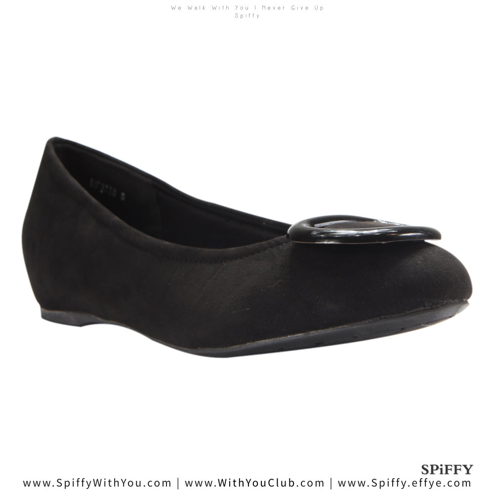 Fashion Modern Malaysia Sneakers Shoes 舒适平底鞋 Spiffy Brand MF3756010 Black Colour Shoe Ladies Lady Leather High Heels Wedges Shoes Online Shopping 11Street Lazada 02