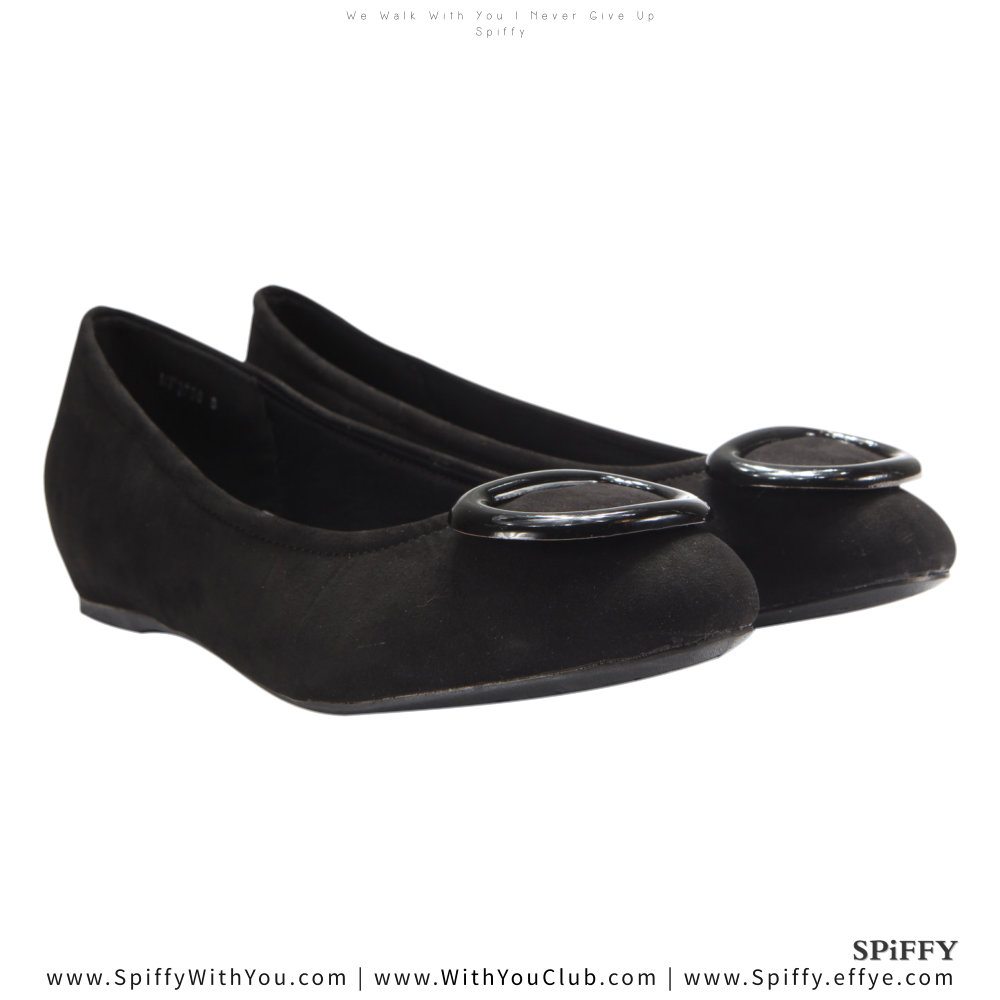 Fashion Modern Malaysia Sneakers Shoes 舒适平底鞋 Spiffy Brand MF3756010 Black Colour Shoe Ladies Lady Leather High Heels Wedges Shoes Online Shopping 11Street Lazada 04