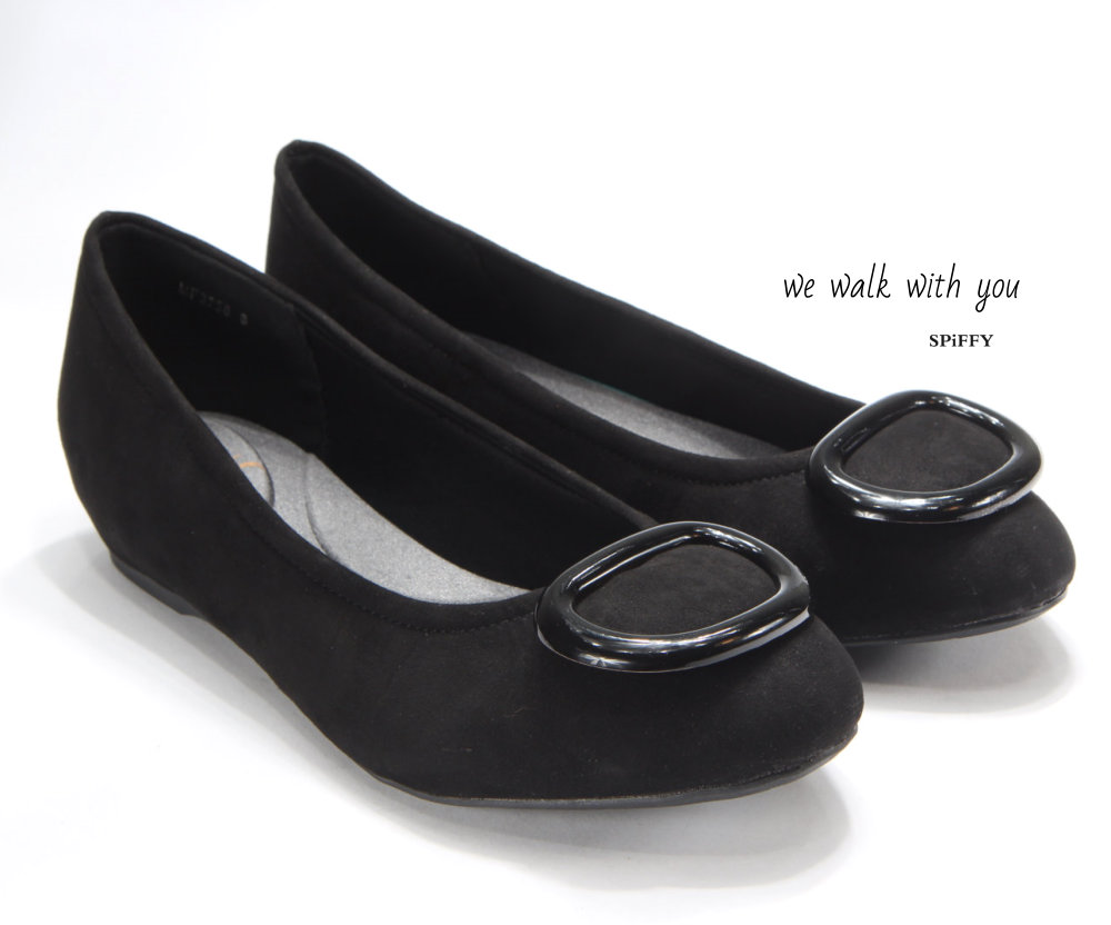 Fashion Modern Malaysia Sneakers Shoes 舒适平底鞋 Spiffy Brand MF3756010 Black Colour Shoe Ladies Lady Leather High Heels Wedges Shoes Online Shopping 11Street Lazada 07