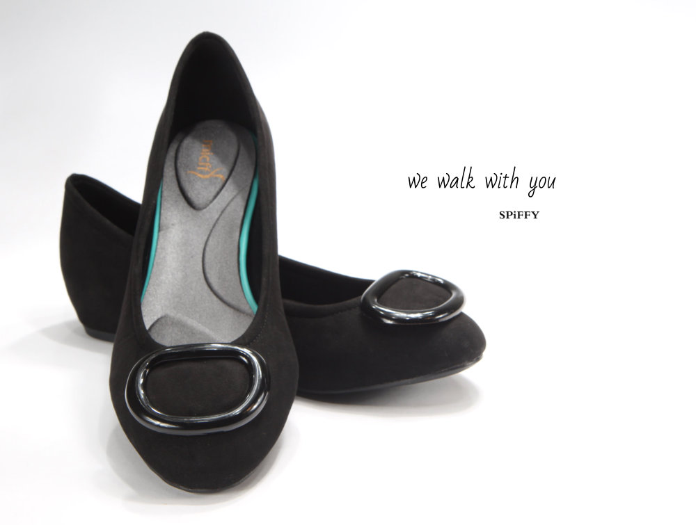 Fashion Modern Malaysia Sneakers Shoes 舒适平底鞋 Spiffy Brand MF3756010 Black Colour Shoe Ladies Lady Leather High Heels Wedges Shoes Online Shopping 11Street Lazada 08