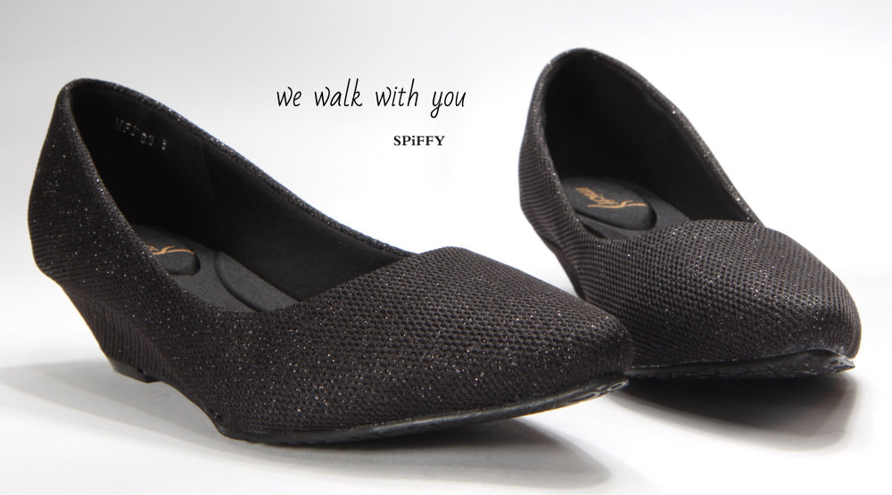 Fashion Modern Malaysia Mid Heels Shoes 舒适跟鞋 Spiffy Brand MF3763010 Black Colour Shoe Ladies Lady Leather High Heels Wedges Shoes Online Shopping 11Street Lazada 09